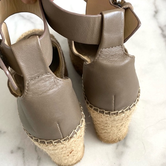 Marc Fisher Adalyn Olive Suede Espadrille Sandals 8.5M - Picture 6 of 12